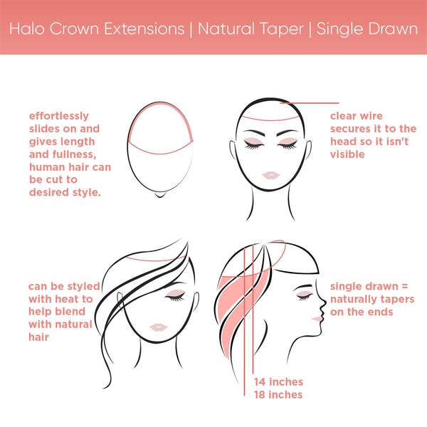 Hidden Crown Halo Daydream Dallas Hair Extensions Bigger Better Hairshop