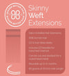 Skinny Weft | Hand Tied Extensions @biggerbetterhair