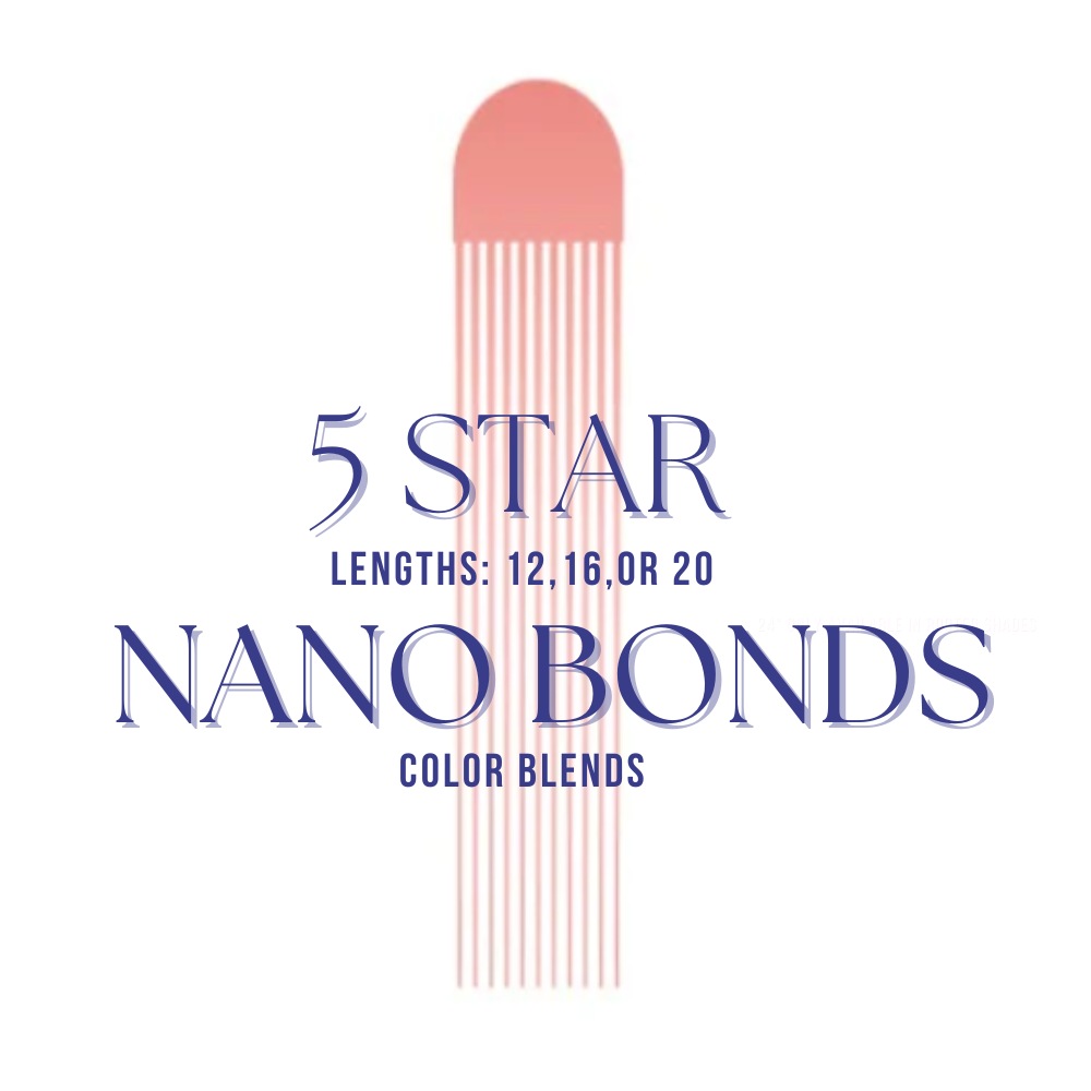 Hairdreams | 5 Star Fusion Extensions | Nano Bonds | Color Blends