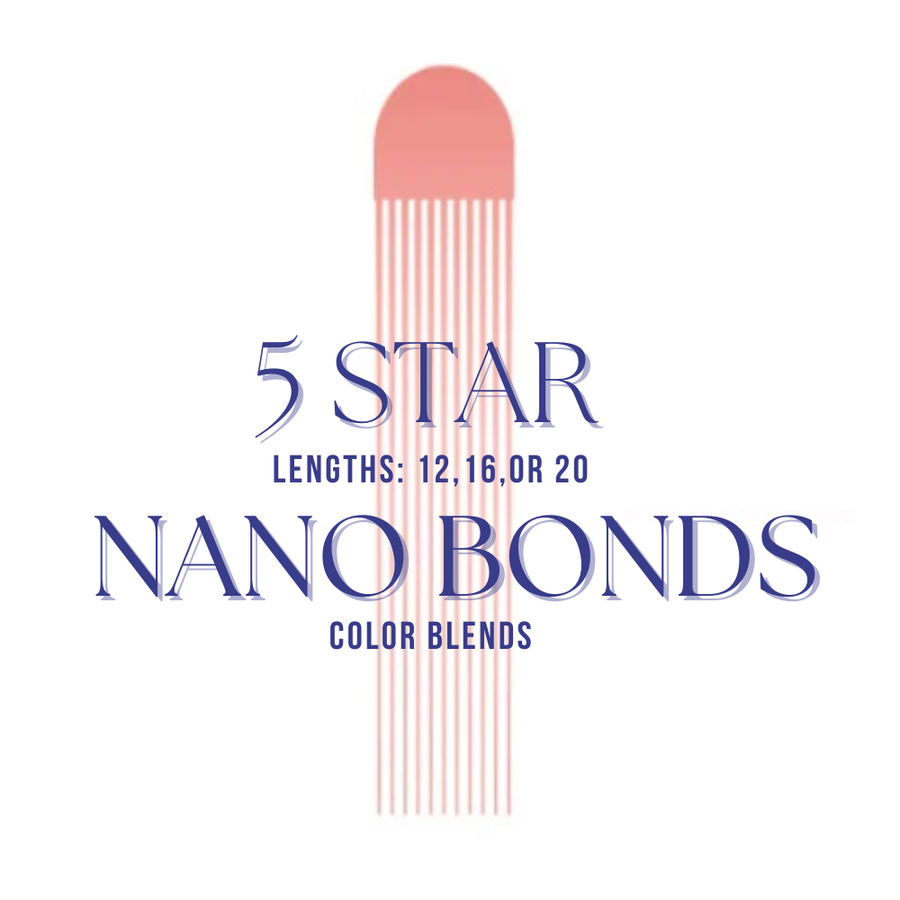 Hairdreams | 5 Star Fusion Extensions | Nano Bonds | Color Blends