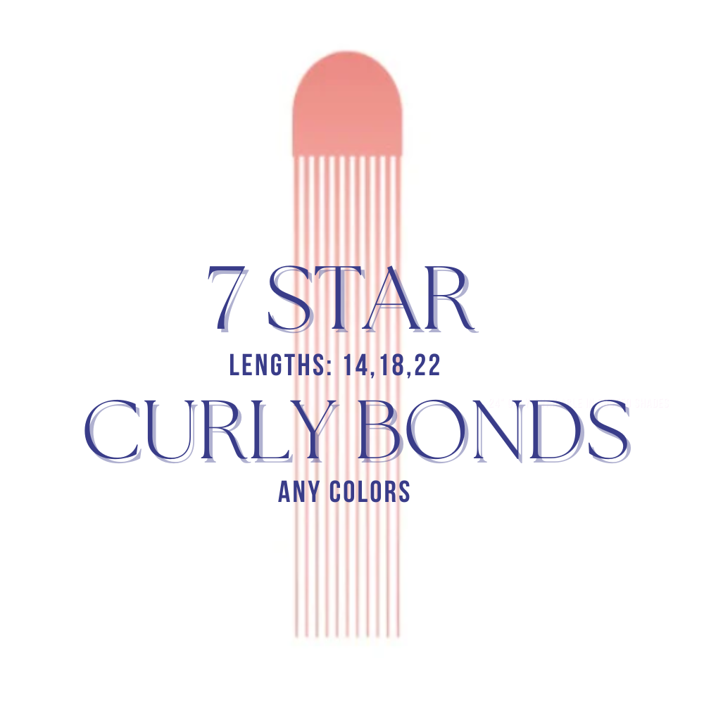 HairDreams | 7 Star (Curly) Fusion Extensions | Curly Textures