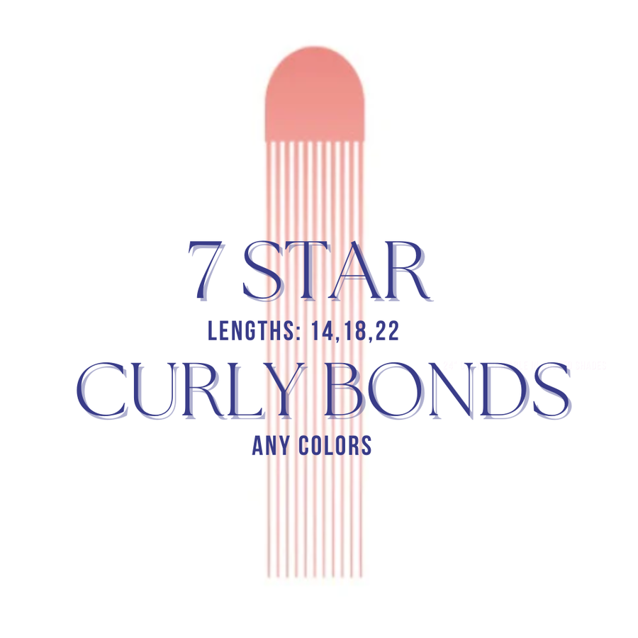 HairDreams | 7 Star (Curly) Fusion Extensions | Curly Textures