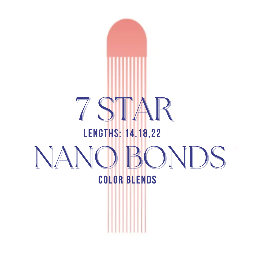 Hairdreams | 7 Star Fusion Extensions | Nano Bonds | Color Blends