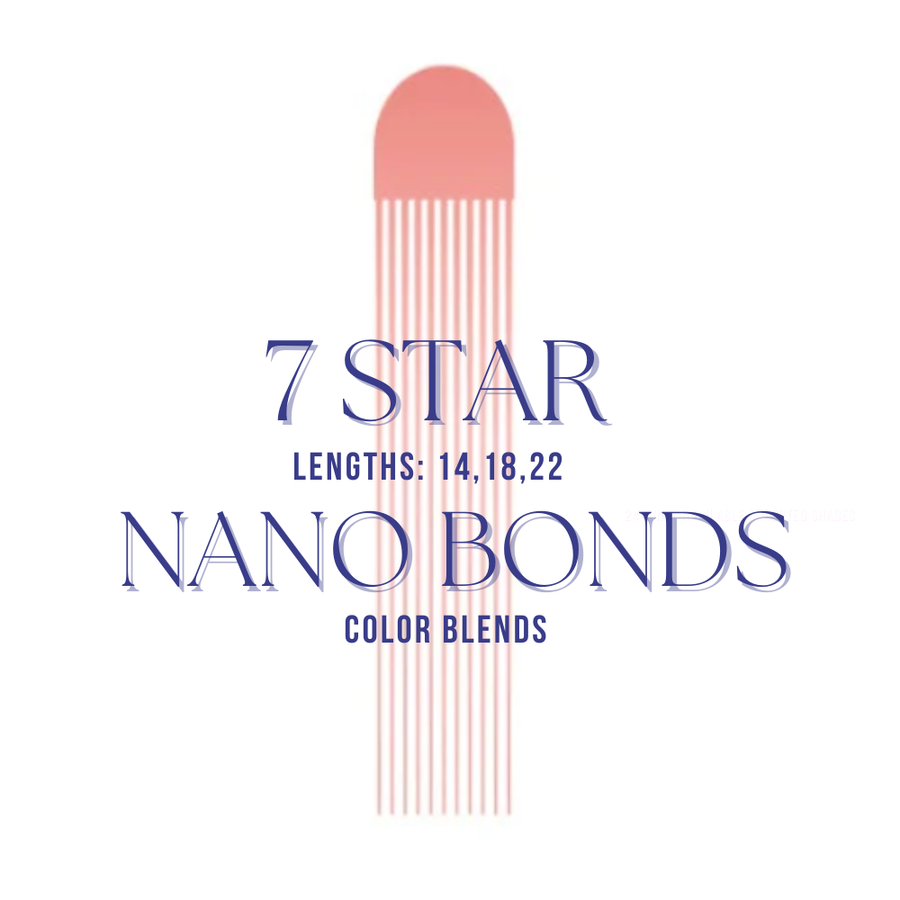 Hairdreams | 7 Star Fusion Extensions | Nano Bonds | Color Blends