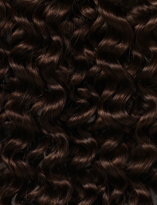 Silk Seam | 240g 24" Dark Brown Natural (3A) Textured Hair Extensions