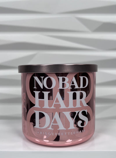 No Bad Hair Days Pink Candle