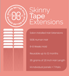 Skinny Tape Extensions @biggerbetterhair