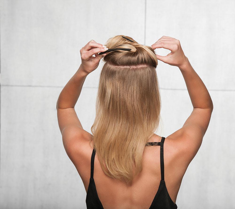 Clip-In Extensions - Synthetic - 22" Straight Extension By Hairdo