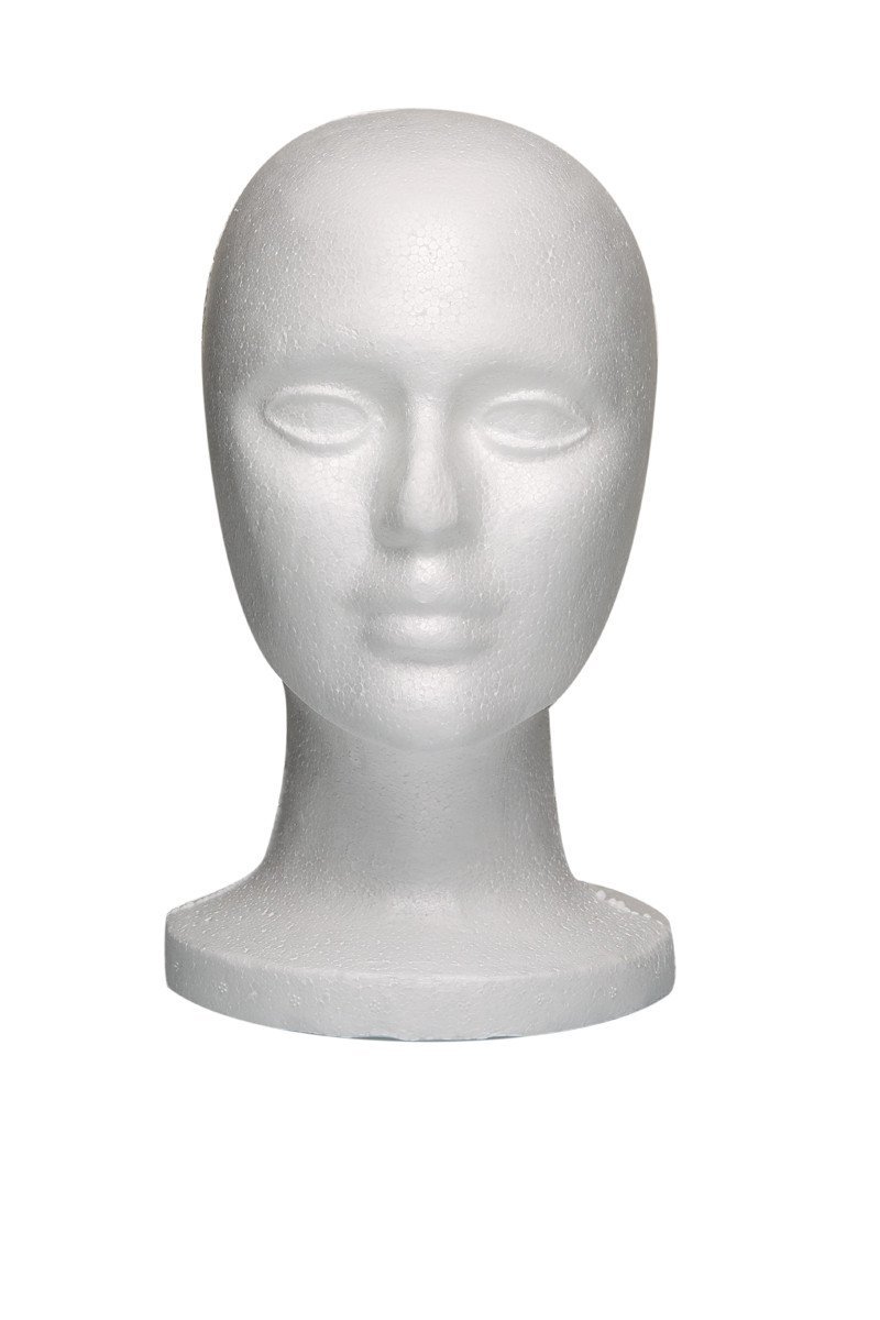 Wig Supplies - Styro Heads 12 Pack - 10.5"